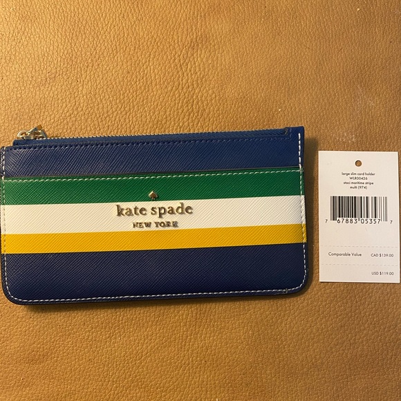 NWT Kate Spade large slim card holder - Picture 1 of 3
